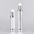 15ml 20ml 30ml Electroplating  Silver  Airless  Lotion Bottle  For Cosmetic Packaging